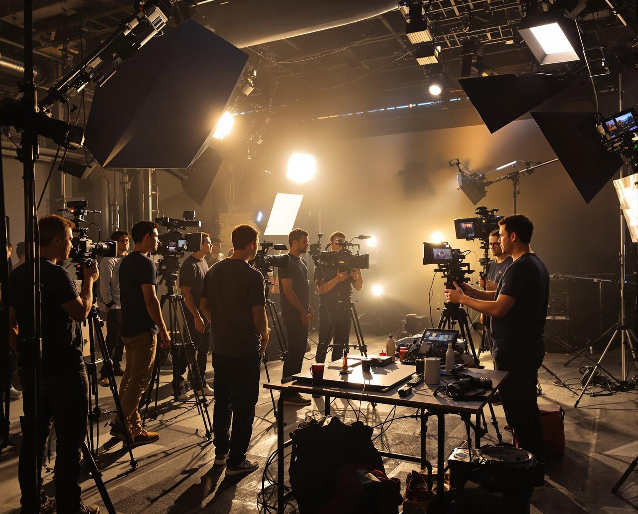 爱情电影制作现场